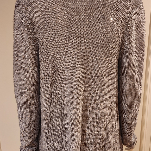 Alice + Olivia Silver Women's Cardigan - Picture 4 of 6